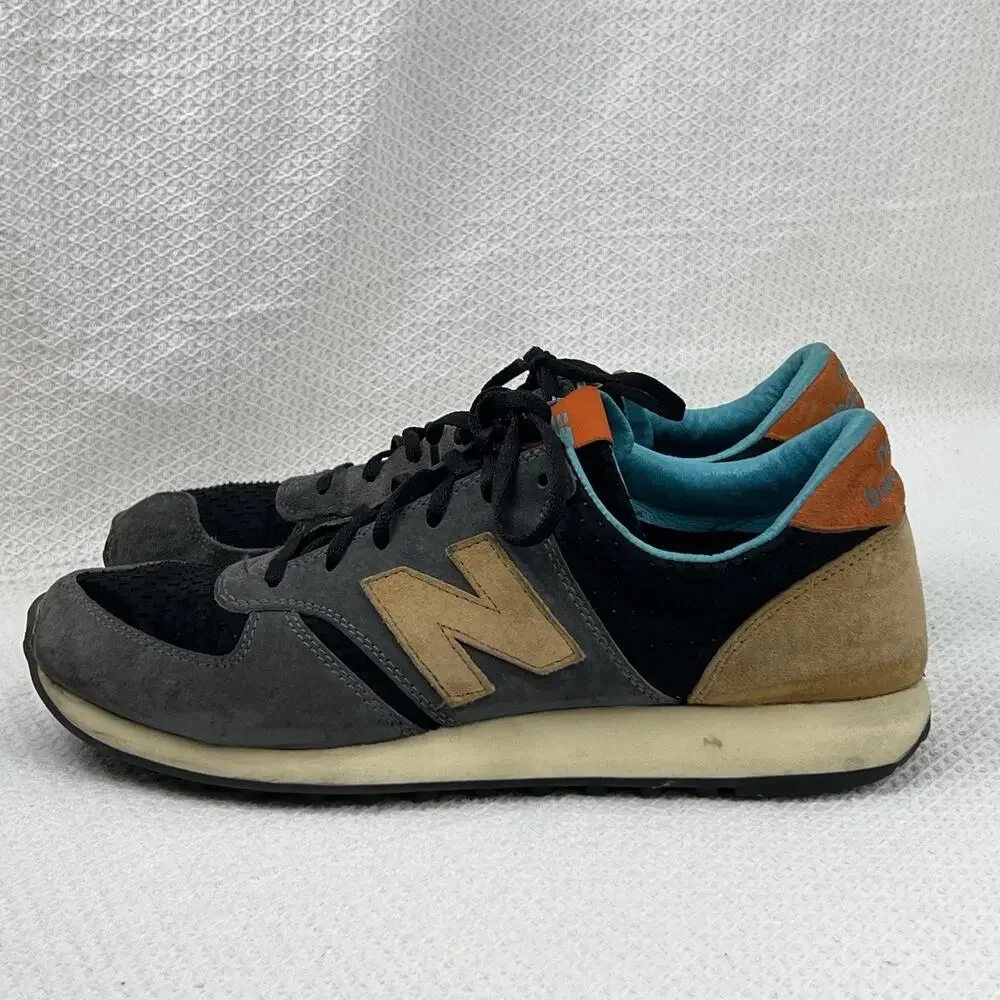 New Balance U455LC Gray Tan Suede Sneakers Men’s 10.5 D USA U455
